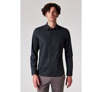 Paul Smith Mens Slim Fit Shirt Very Dark Navy Talla: XL | Camisas Casuales Outlet | Hombre | Azul