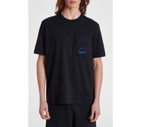 Paul Smith Mens Ss Tshirt Ps Happy Very Dark Navy Talla: S | Camisetas Básicas Outlet | Hombre | Azul