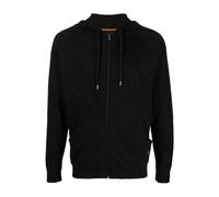 Paul Smith - Sudadera con capucha y cremallera de punto de algodón - Sweatshirts & Hoodies - Hombre - Negro - M -