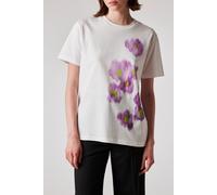 Paul Smith Womens Floral & Logo T-shirt White Talla: S | Camisetas de Seda Outlet | Mujer | Blanco