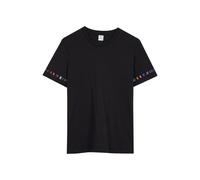 Paul Smith Womens Stripe Sleeve Emb T-shirt Black Talla: XS | Camisetas de Seda Outlet | Mujer | Negro