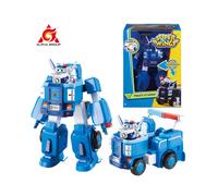 (Paul) Super Wings 7" Robot serie 2" Transform Robot Mini Figura de Acción Juguete Transformable