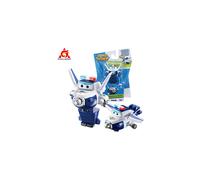 (Paul) Super Wings S5 2" Mini figuras de acción de avión Transform-a-Bots de deformación transformable