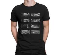 Paul Walker T-Shirts for Men Fast and FurioFilm Funny 100% Cotton tee Shirt Round Neck Short Sleeve T Shirts Party Clothes Black L