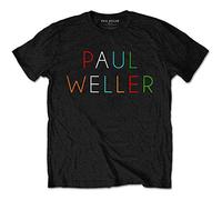 Paul Weller - T-Shirt # M Unisex Black # Multicolour Logo