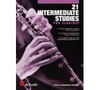 Paula crasborn-mooren : 21 intermediate studies for clarinet - recueil clarinette
