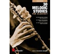 Paula crasborn-mooren : 30 melodic studies for clarinet - clarinette - recueil
