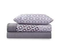 Paula Home Juego Sábanas Coralina 3 Piezas Invierno, Polar Franela Térmica 240Gr/M² Incluye Bajera Ajustable +30cm, Encimera y Funda Almohada. (Gris 150x190/200+30cm para Cama de 150)