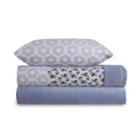 Paula Home Juego Sábanas Coralina 3 Piezas Invierno, Polar Franela Térmica 240Gr/M² Incluye Bajera Ajustable +30cm, Encimera y Funda Almohada. (Azul 150x190/200+30cm para Cama de 150)