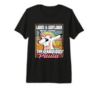 Paula Nombre Vintage I Paula Unicornio I Fabulous Paula Camiseta Premium