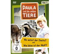 Paula und die wilden Tiere Vol. 1 - Wo wohnt der Dachs?/Wie böse ist der Wolf? [Alemania] [DVD]