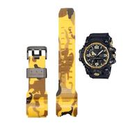 Paulapang Correa de resina de camuflaje adecuada para Casio G-SHOCK GWG-1000 Mudmaster, correa de repuesto para hombre, accesorios de reloj (color: GWG-Camo amarillo-B, tamaño: GWG1000)