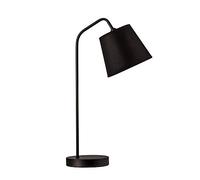 Pauleen 48082 luminaria de sobremesa True Elegance máx. 20 W E14, lámpara de escritorio, color negro, lámpara de sobremesa 230 V metal/tela
