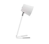 Pauleen 48097 luminaria de sobremesa True Ally máx. 20 W E14, lámpara de escritorio, blanco/plateado, lámpara de sobremesa 230 V metal