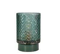 Pauleen 48310 Luminaria de sobremesa LED Mobile Modern Glamour, temporizador, pila, turquesa, lámpara de sobremesa