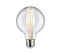 Pauleen Bombilla LED con filamento G80 E27 7,5 W transparente 2.700 K