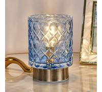 Pauleen Chic Glamour E14-LED batería azul/latón