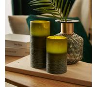 Pauleen Cosy Shine Candle vela de cera, 2 piezas, verde