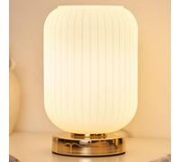 Pauleen Noble Purity lámpara de mesa vidrio blanco