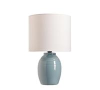 Pauleen Paulmann 48350 - Lámpara de mesa E14 máx. 20 W, gris azul, blanco, gris