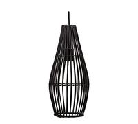Pauleen Pendant luminaire 48199 Luminaria Colgante Timber Love, máx. 20 vatios, Negro, ratán, Metal, E27