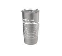 Paulina Datos de Nutrición Nombre Gracioso Vaso térmico de acero inoxidable de doble pared