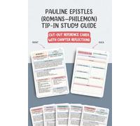 Pauline Epistles (Romans-Philemon) Chapter-by-Chapter Tip-In Bible Study Guide: Cut-Out Reference Cards with Chapter Reflections (Complete Chapter-by-Chapter Tip-In Bible Study Series)