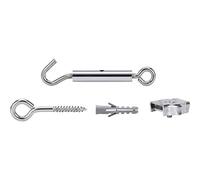 Paulmann 17803 Accesorio para sistema de cables, juego para tensado, lámpara de techo, cromo, pasillo, metal, cable de acero