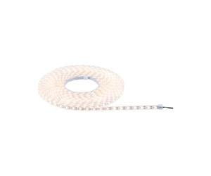 Paulmann 18650 71195 - Tira de luces led solares (10 m, luz blanca cálida, 1 batería, 1500 mAh), color negro
