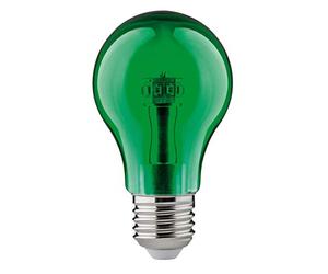 Paulmann 284.49 energy-saving lamp Verde 1 W E27 Lámpara LED (Verde, Verde 230 V, 15 mA, 1 kWh)