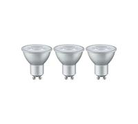 Paulmann 28581 Lámpara LED, lámpara reflectora 3x4 W, bombilla aluminio, iluminación 2700 K GU10