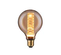 Paulmann 28602 Lámpara LED G95 Inner Glow 4 W fuente de luz Retro oro con ampolla interior de vidrio, dorado 1800 K E27