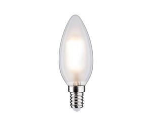 Paulmann 28613 lámpara LED filamento vela 5 vatios clásico bombilla regulable mate 2700 K blanco cálido E14