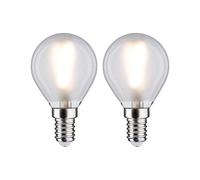 Paulmann 28638 Lámpara LED Gota 2x3 W, bombilla mate, iluminación 2700 K E14