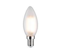 Paulmann 28645 lámpara LED filamento vela 6, 5. vatios clásico bombilla mate 2700 k blanco cálido e14.