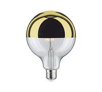 Paulmann 28678 lámpara LED filamento g125 6. vatios bombilla cúpula espejo oro 2700 k blanco cálido regulable e27.