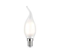Paulmann 28688 lámpara LED filamento vela 4,8 vatios bombilla regulable satinada 2700 K blanco cálido E14