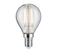 Paulmann 28689 lámpara LED filamento gota 2,6 vatios bombilla clara 2700 K blanco cálido E14