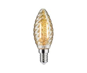 Paulmann 28708 lámpara LED filamento vela 2,6 vatios bombilla oro 2500 K dorado E14