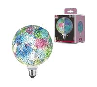 Paulmann LED Bombilla Globe G125 Miracle Mosaico Mezcla 5W = 40W E27 Caliente [EEK: F]