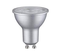 Paulmann Bombilla LED GU10 (GU10, Intensidad regulable, Blanco neutro, 460 lm, 7 W, 1 ud., Plata)