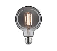 Paulmann 28865 Lámpara LED 1879 globo dorado 350lm 8W regulable vidrio ahumado vintage 1800 K fuente de luz E27