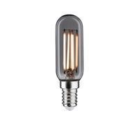 Paulmann 28866 Lámpara LED 1879 vela dorado 130lm 4W regulable vidrio ahumado vintage 1800 K fuente de luz E14