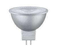 Paulmann 28981 Reflector LED estándar 12V GU5,3 12V 6,5W 570lm 50mm cromo plástico 2700K - blanco cálido, fuente de luz