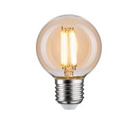 Paulmann 28986 LED de filamentos 230V globo G60 E27 7W 230V 780lm regulable 60mm cristal oro 2700K - blanco cálido, fuente de luz