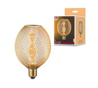 Paulmann 29088 Globo LED Metallic Glow Edition estándar 230V E27 hélice 3,5W 130lm 110mm latón metal 1800K