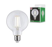 Paulmann 29123 Globe LED filamentos Eco-Line, 230V, G95, E27, 840lm, 4W, 3000K, transparente, fuente de luz