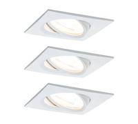 Paulmann 3 focos Nova angular atenuable, blanco