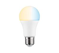 Paulmann 50123 Lámpara LED estándar Smart Home Zigbee, Tunable White 9 W, regulable, lámpara de bajo consumo mate, iluminación lámpara 2700 K E27