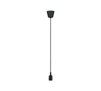 Paulmann 50381 Luminaria colgante Neordic Ketil máx. 20 W, lámpara colgante, negro, lámpara de techo, silicona, plástico, luminaria colgante E27